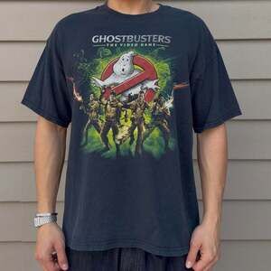 Ghostbusters The Video Game Promo T-Shirt Black, Men's Size XL - Rare Graphic